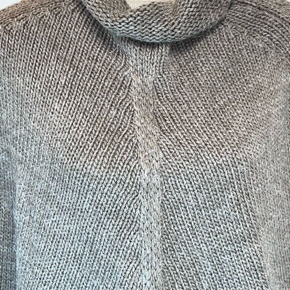 COCOGIO Italy Hand Knit Poncho Cape Anthropologie Alpaca One Size - Picture 4 of 7